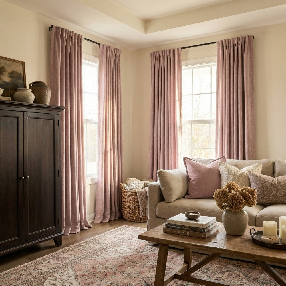 Kai Abstract Textured Curtains