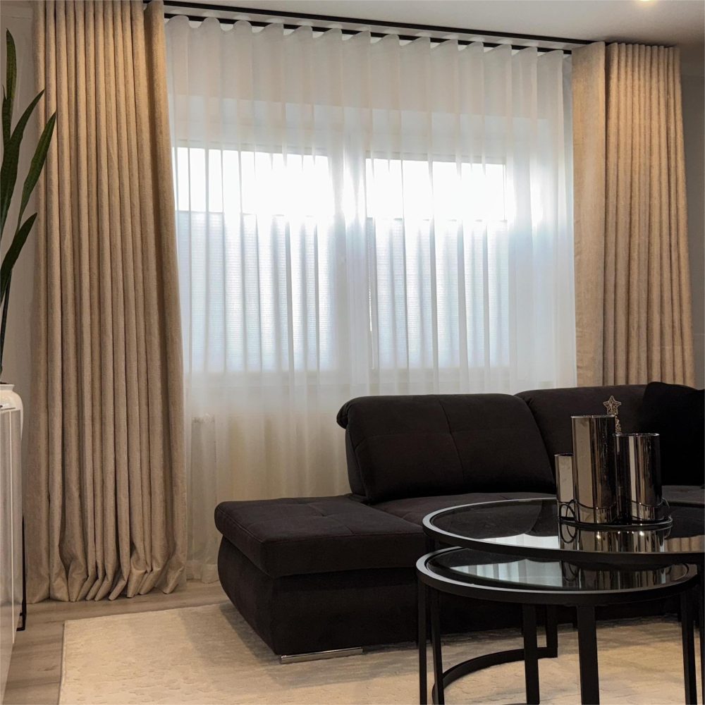 Kai Abstract Textured Curtains