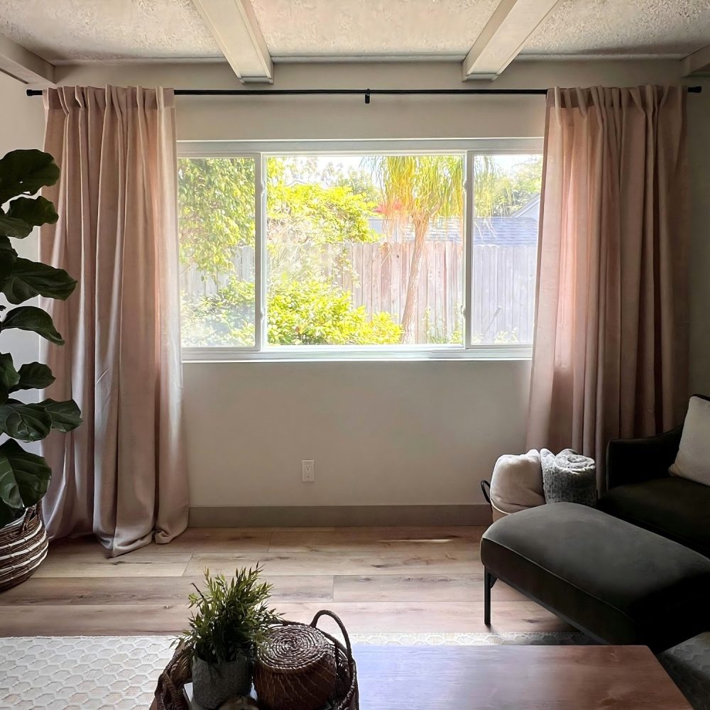 Keily Classic Faux Linen Curtains