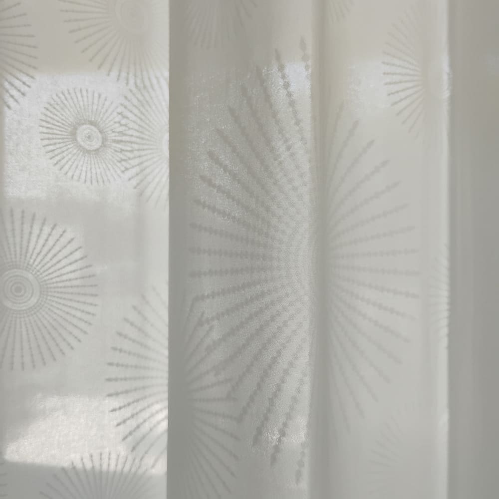 Keira Embossed Fireworks Sheer Curtains
