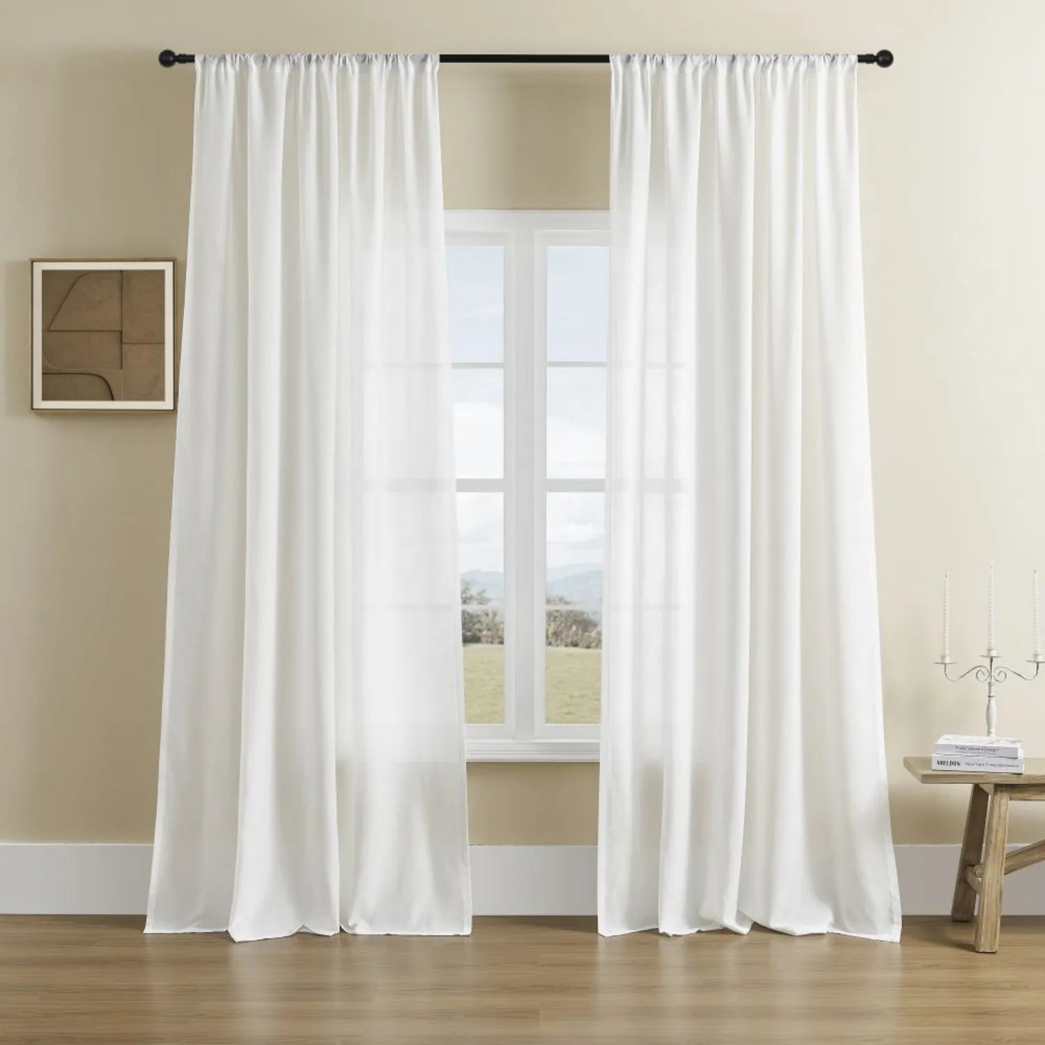 Keira Embossed Fireworks Sheer Curtains