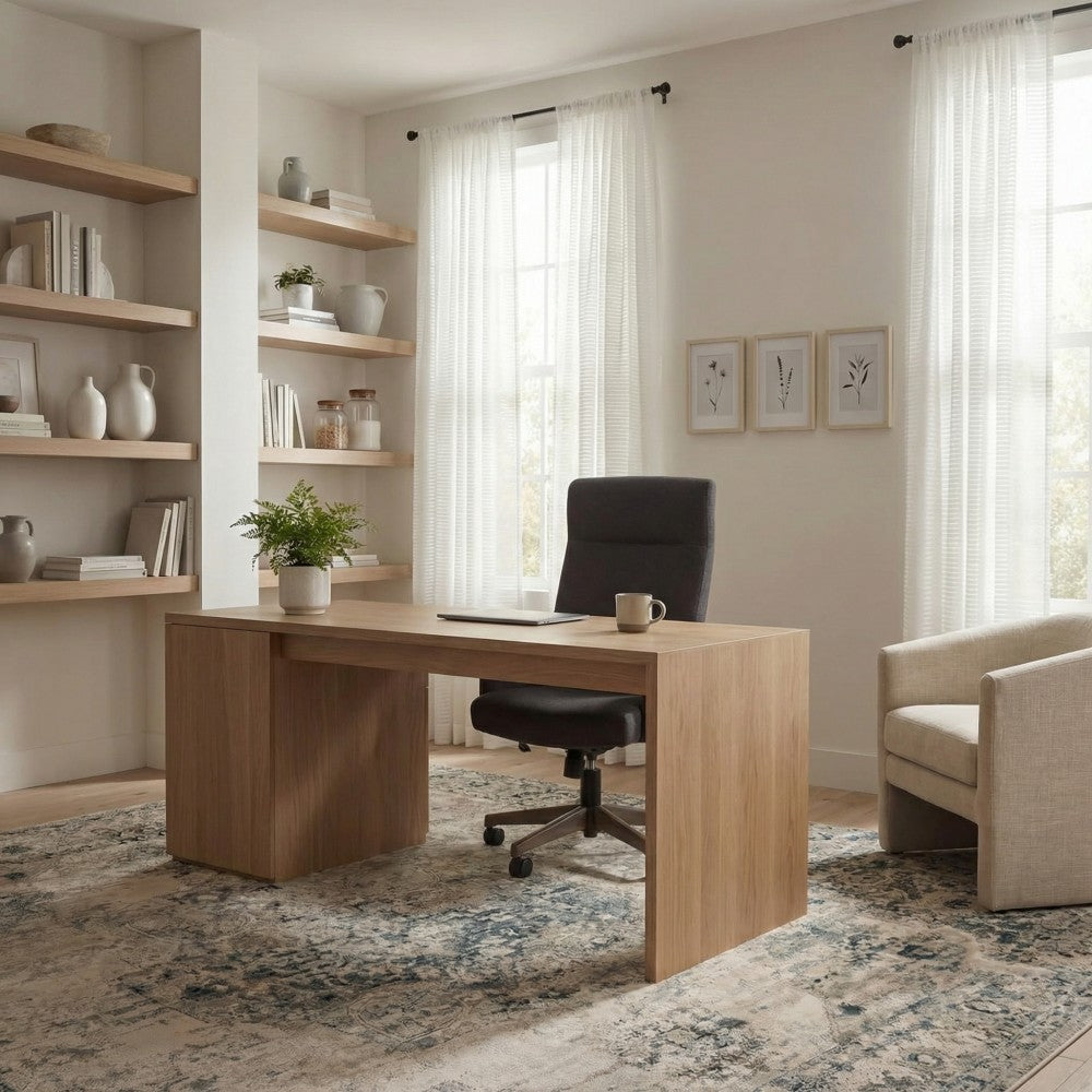 Kerry Striped White Sheer Curtains