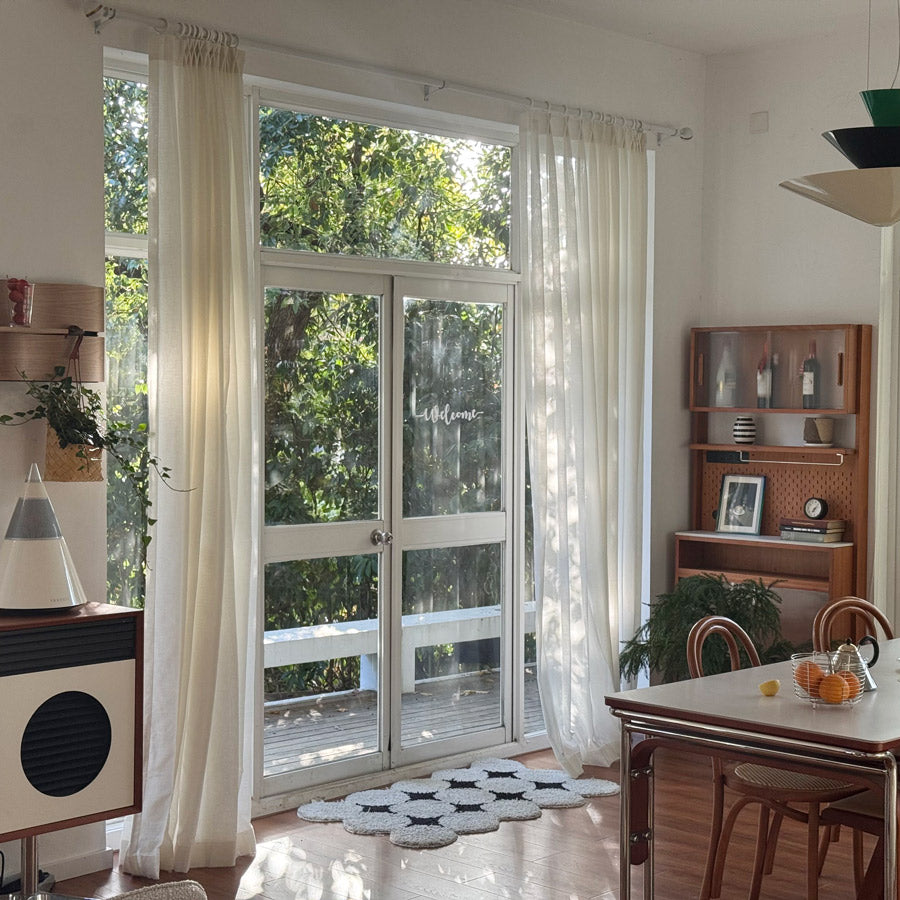 Kodi Light Filtering Linen Sheer Curtains