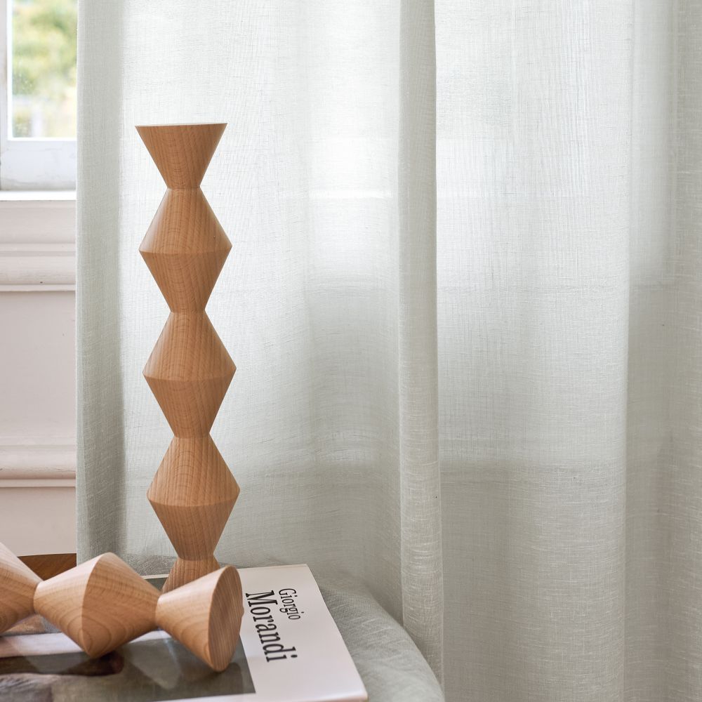 Kodi Light Filtering Linen Sheer Curtains