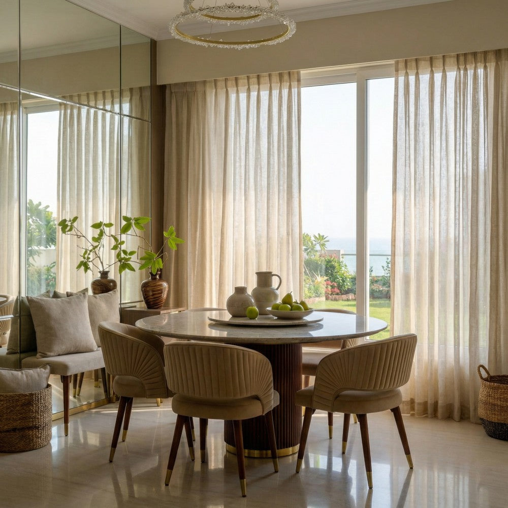 Kodi Light Filtering Linen Sheer Curtains