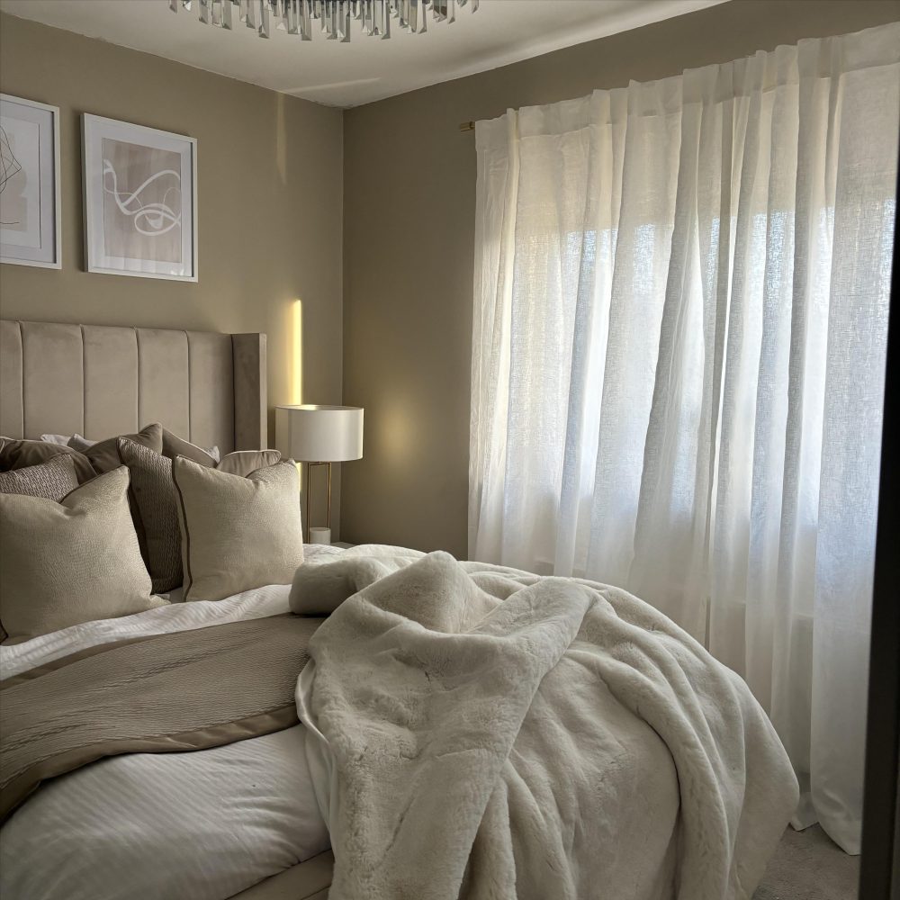 Lelio White 100% Pure Linen Sheer Curtains