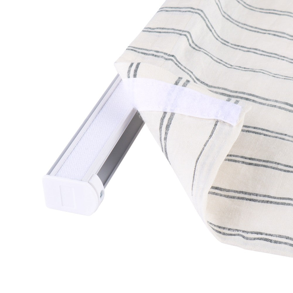 Voss Pinstripe Linen Roman Shade