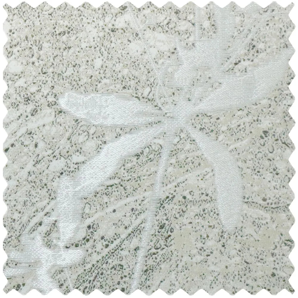 Lily Floral Leaf Jacquard Curtains