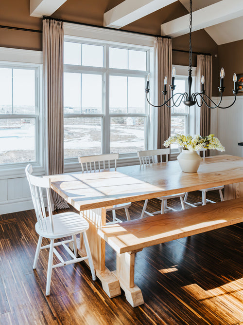 Beige Linen curtains