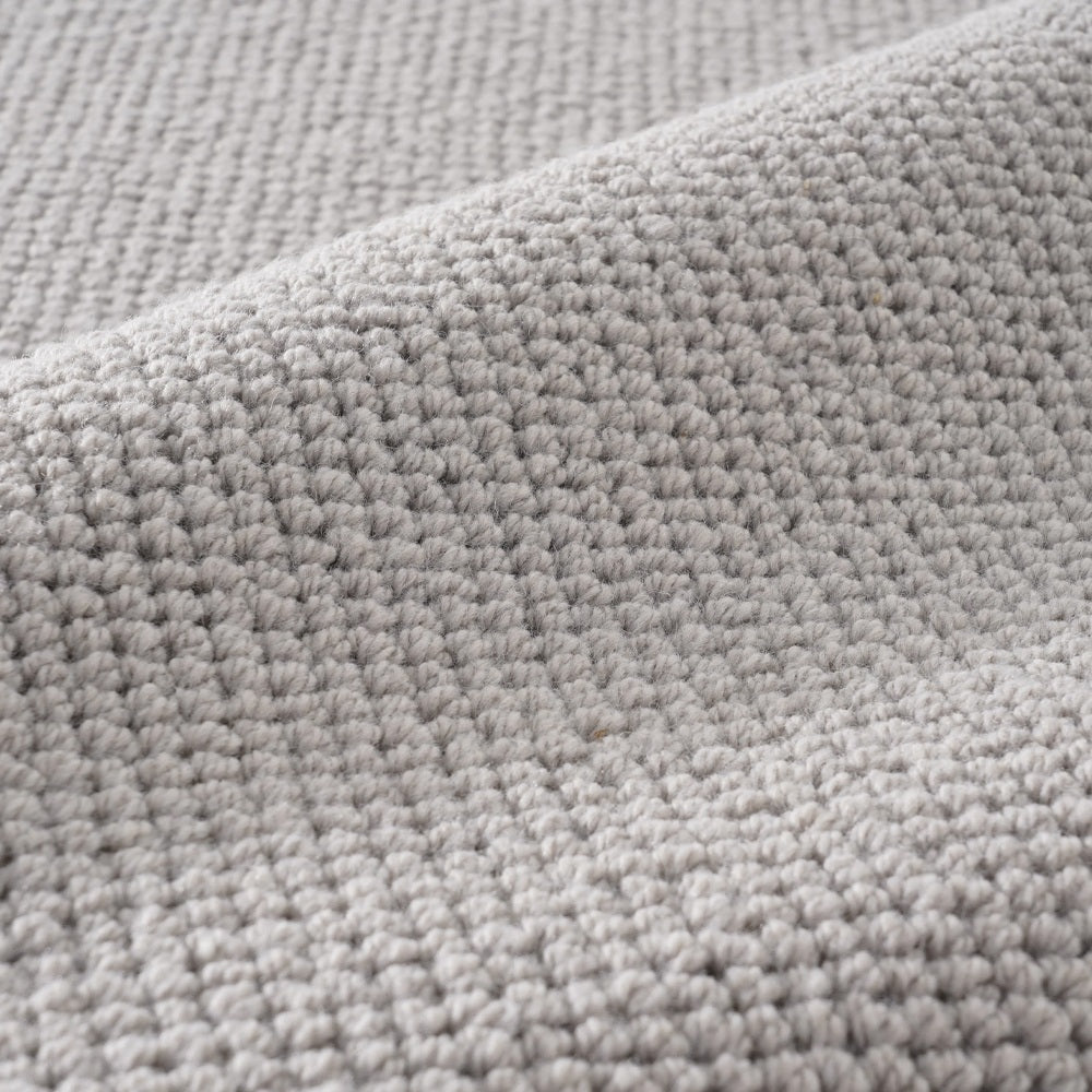 Tapis sur mesure texturé en laine douce Liora