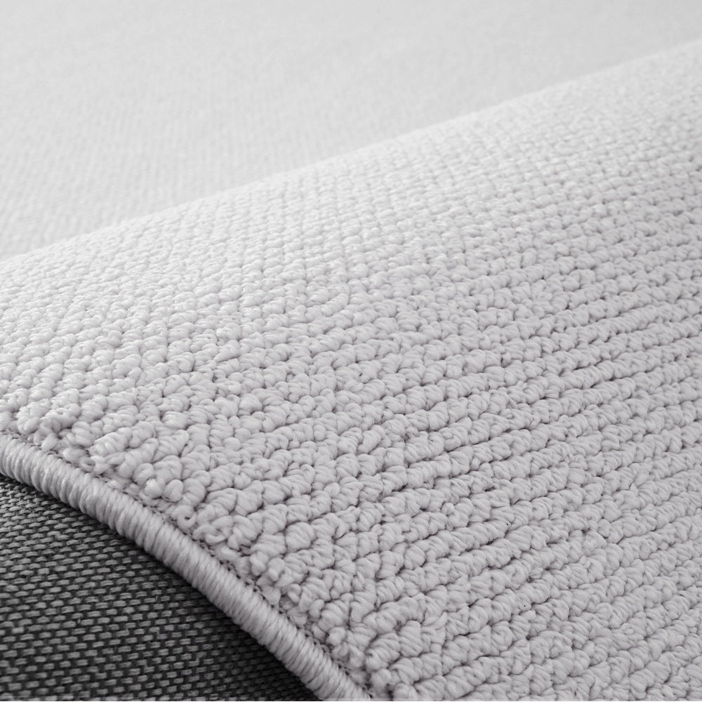 Tapis sur mesure texturé en laine douce Liora