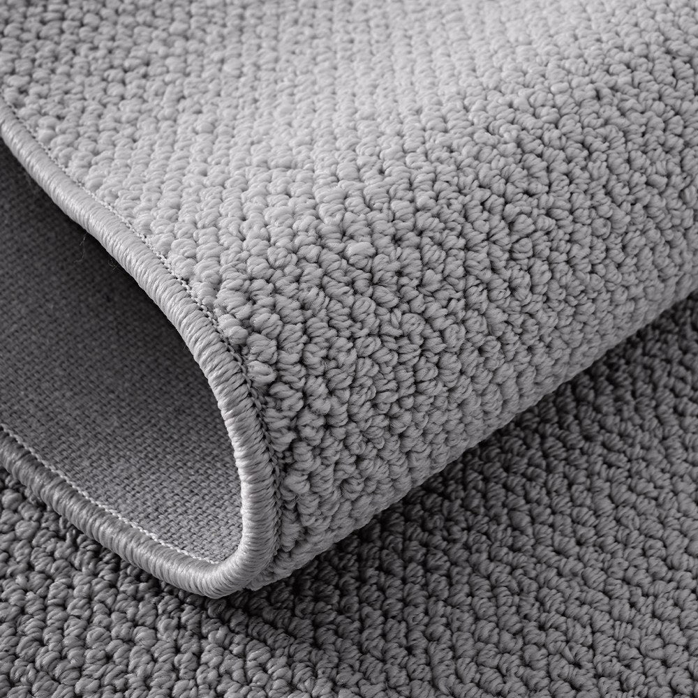 Tapis sur mesure texturé en laine douce Liora