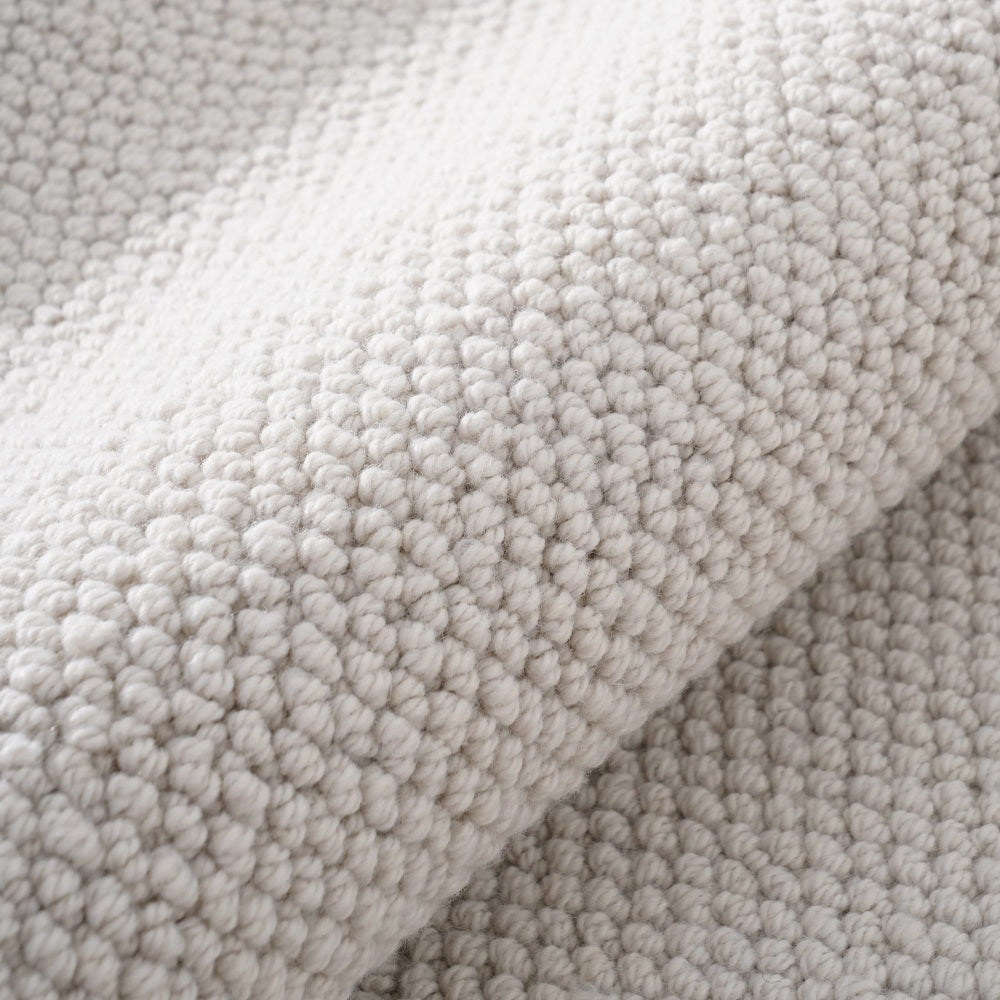 Tapis sur mesure texturé en laine douce Liora