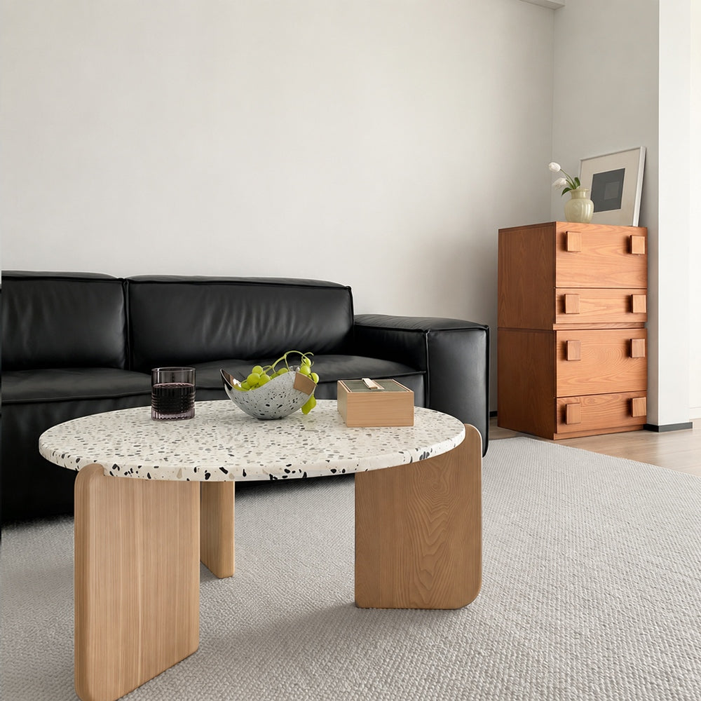 Tapis sur mesure texturé en laine douce Liora