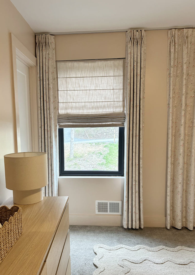 Livia - Fresh Floral Sprig Curtains