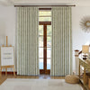 Lorah Modern Vintage Sage Floral Patterned Curtains