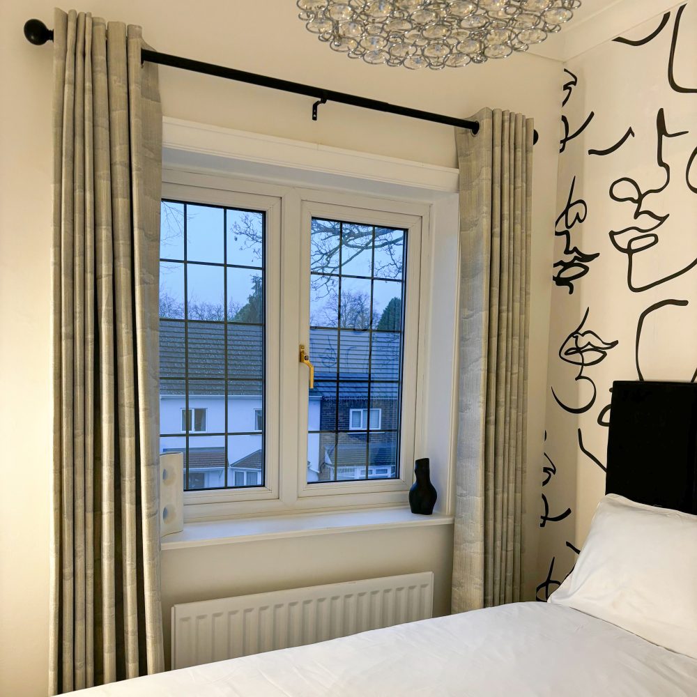 Luster Ripple Abstract Curtains