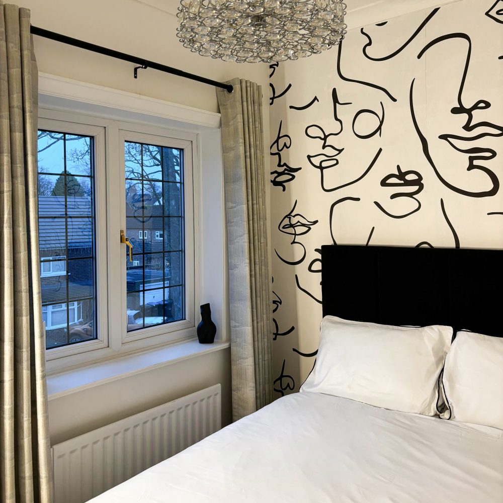 Luster Ripple Abstract Curtains