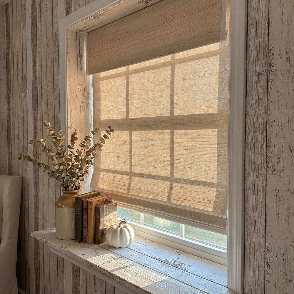 Margo Natural 100% Ramie Woven Shade