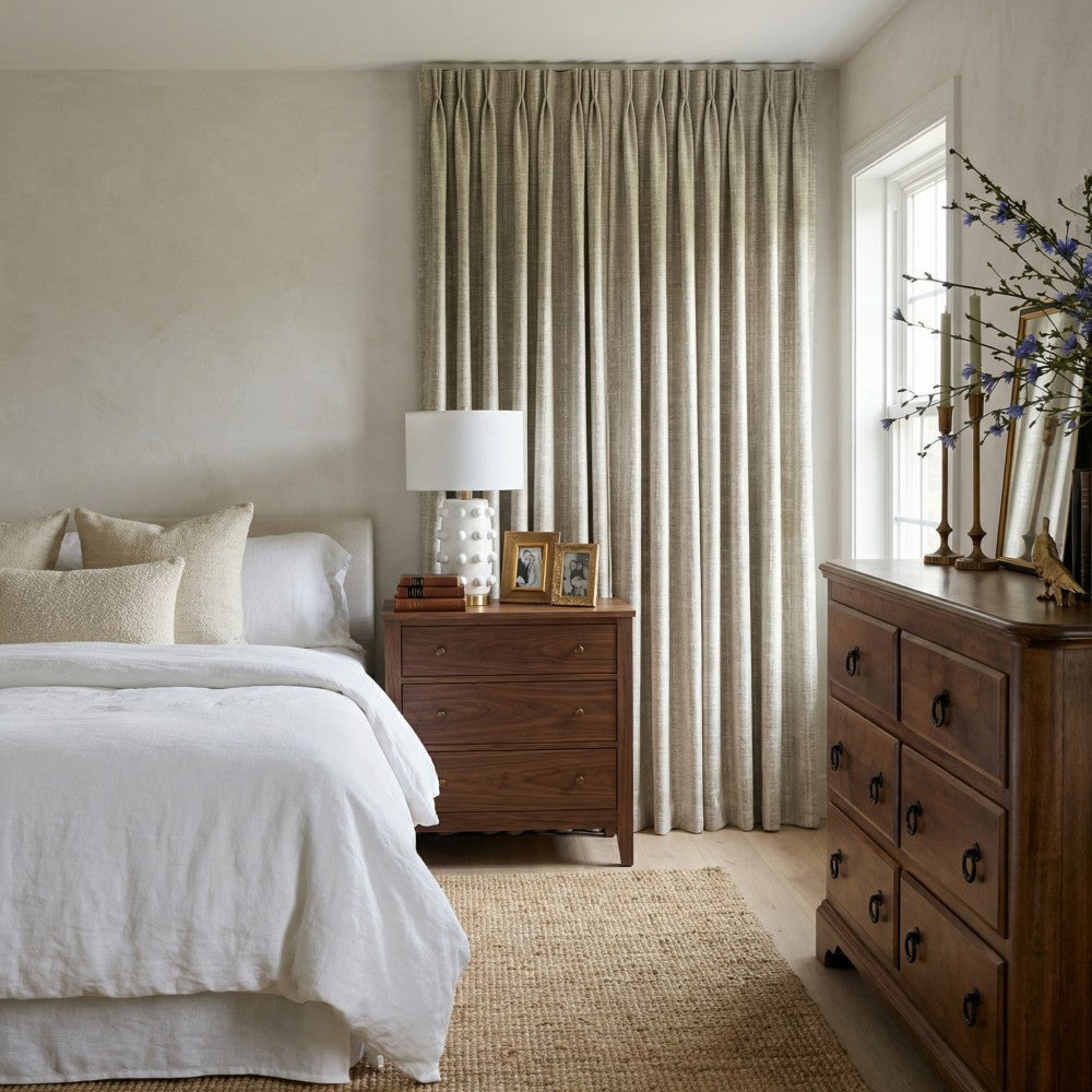 Marti Abstract Stripe Textured Curtains