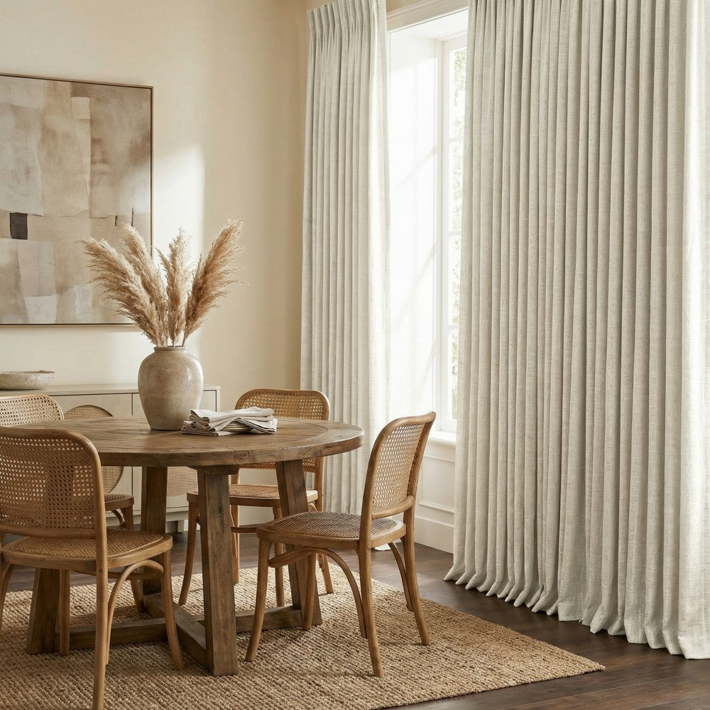 Marti Abstract Stripe Textured Curtains