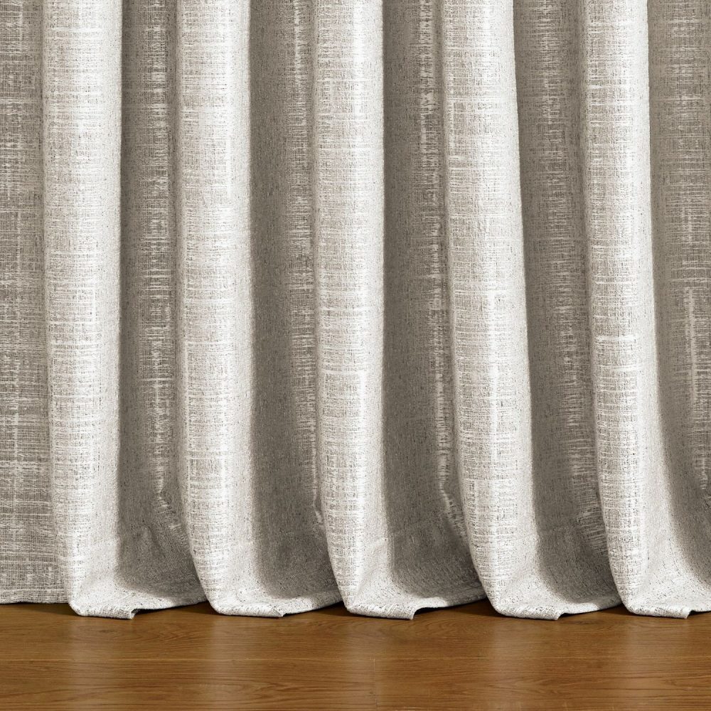 Marti Abstract Stripe Textured Curtains
