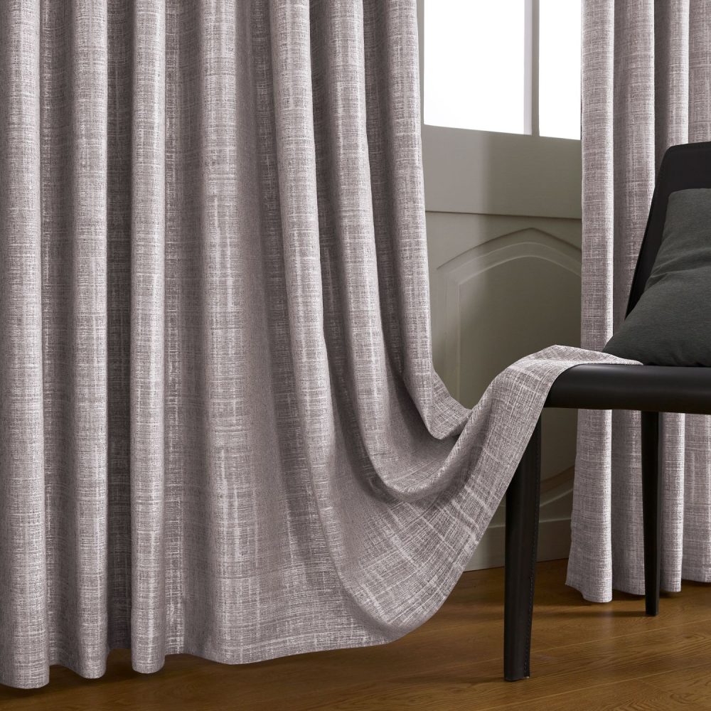Marti Abstract Stripe Textured Curtains