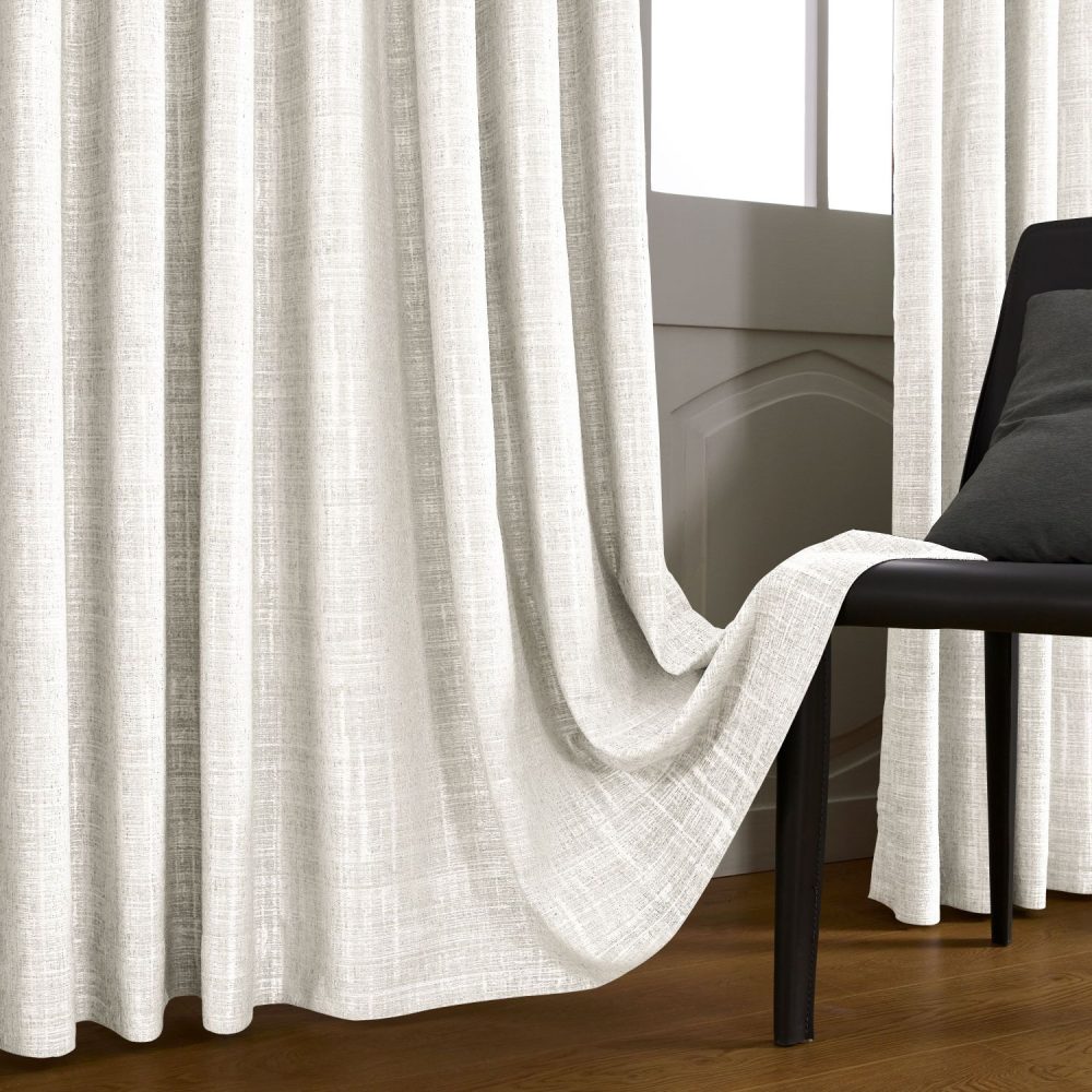 Marti Abstract Stripe Textured Curtains