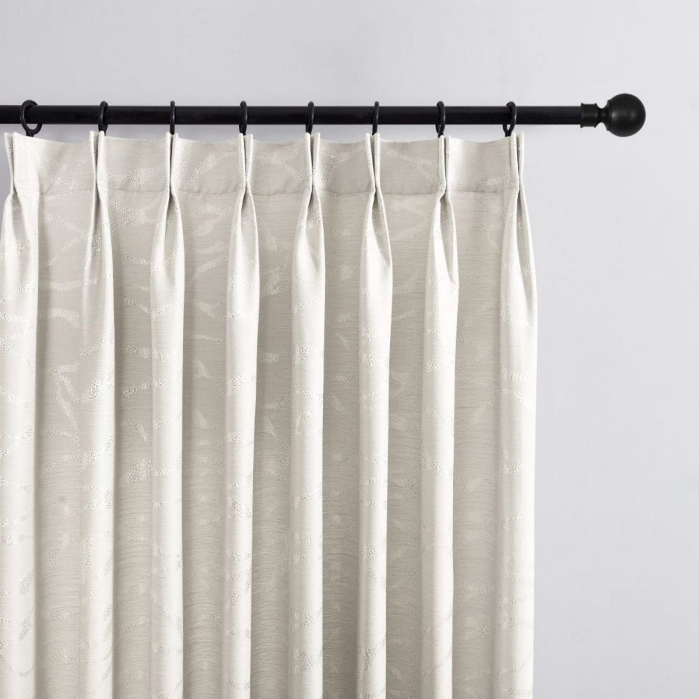 Marybel Glossy Abstract Ripple Curtains