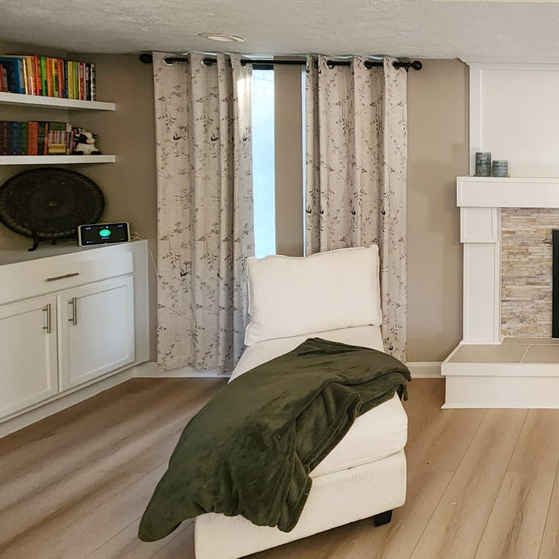 May Flower Sprigs Botanical Printed Curtains