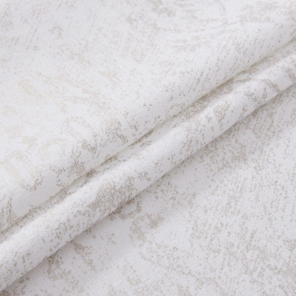 Mazon Damask Foil Printed Linen Sheer Curtains