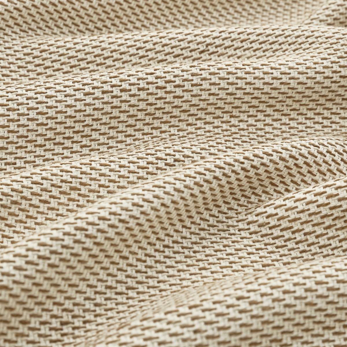 Milo Two-toned Textured Linen Custom Curtains