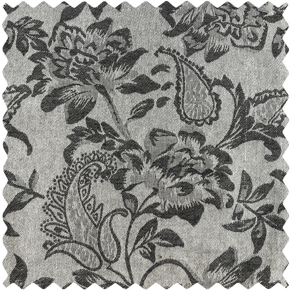 Minnie Rustic Style Subtle Floral Cotton Curtains