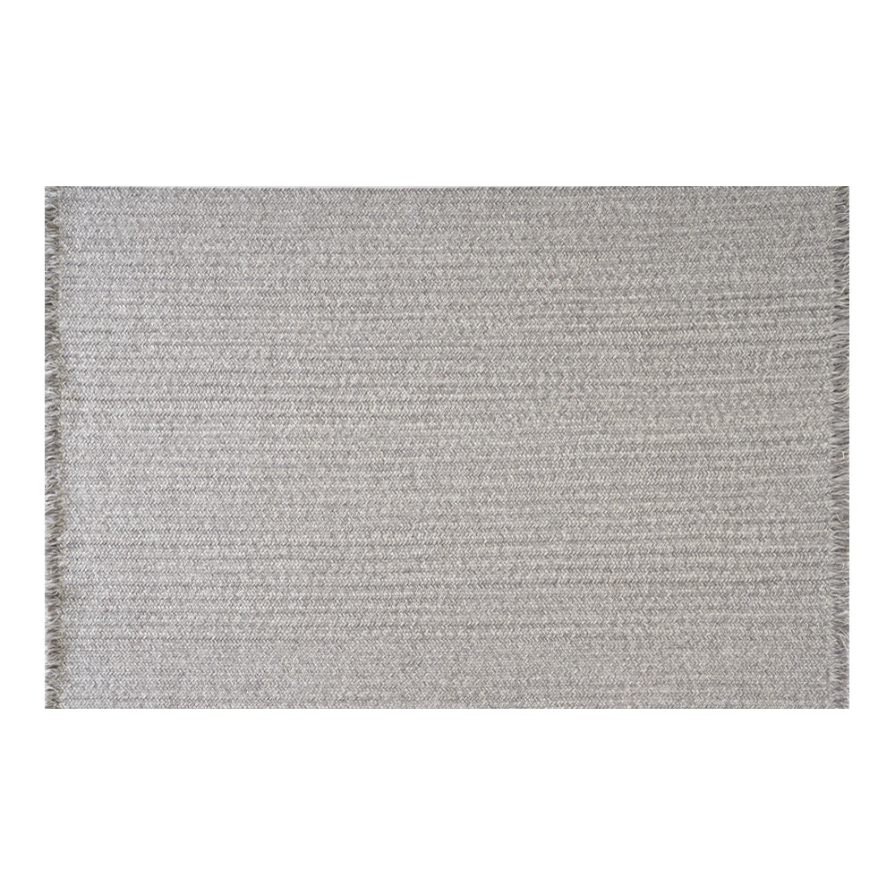 Tapis personnalisé Naya tissé main en laine et jute