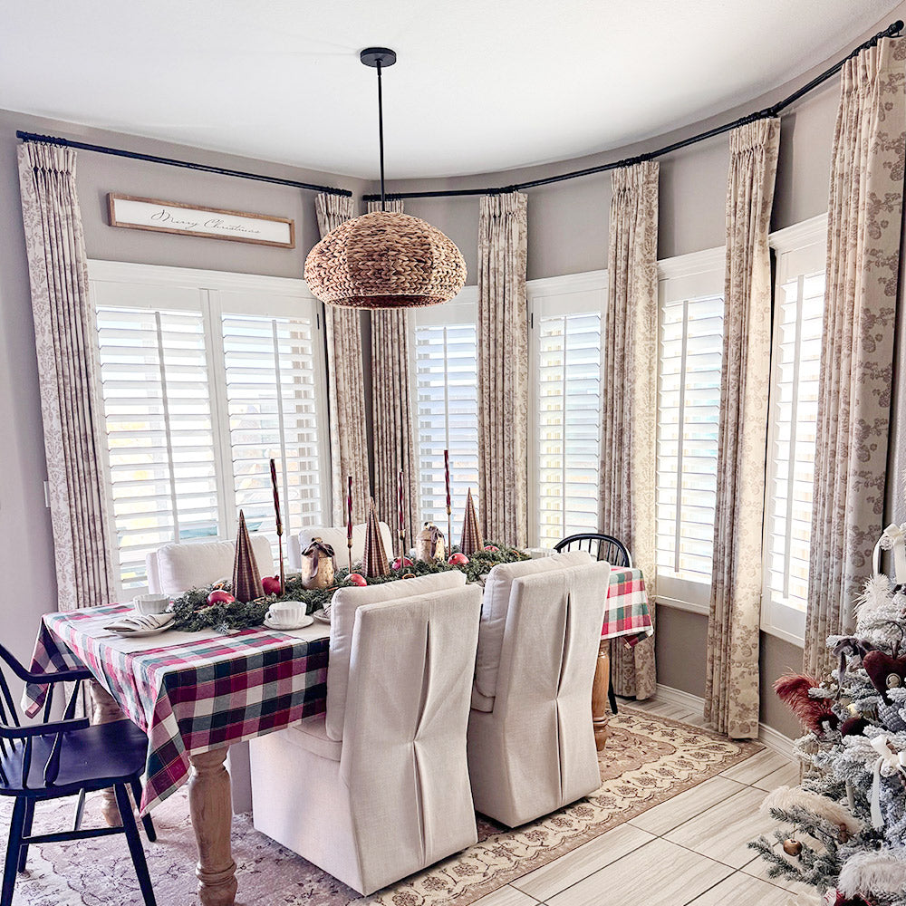 Nellie Cottage Style Floral Jacquard Curtains