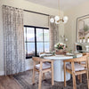 Nellie Cottage Style Floral Jacquard Curtains