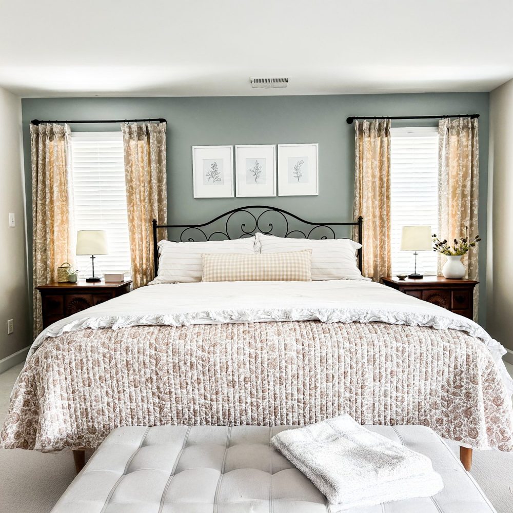 Nellie Cottage Style Floral Jacquard Curtains