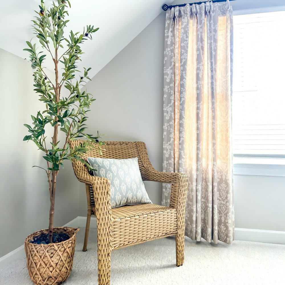 Nellie Cottage Style Floral Jacquard Curtains