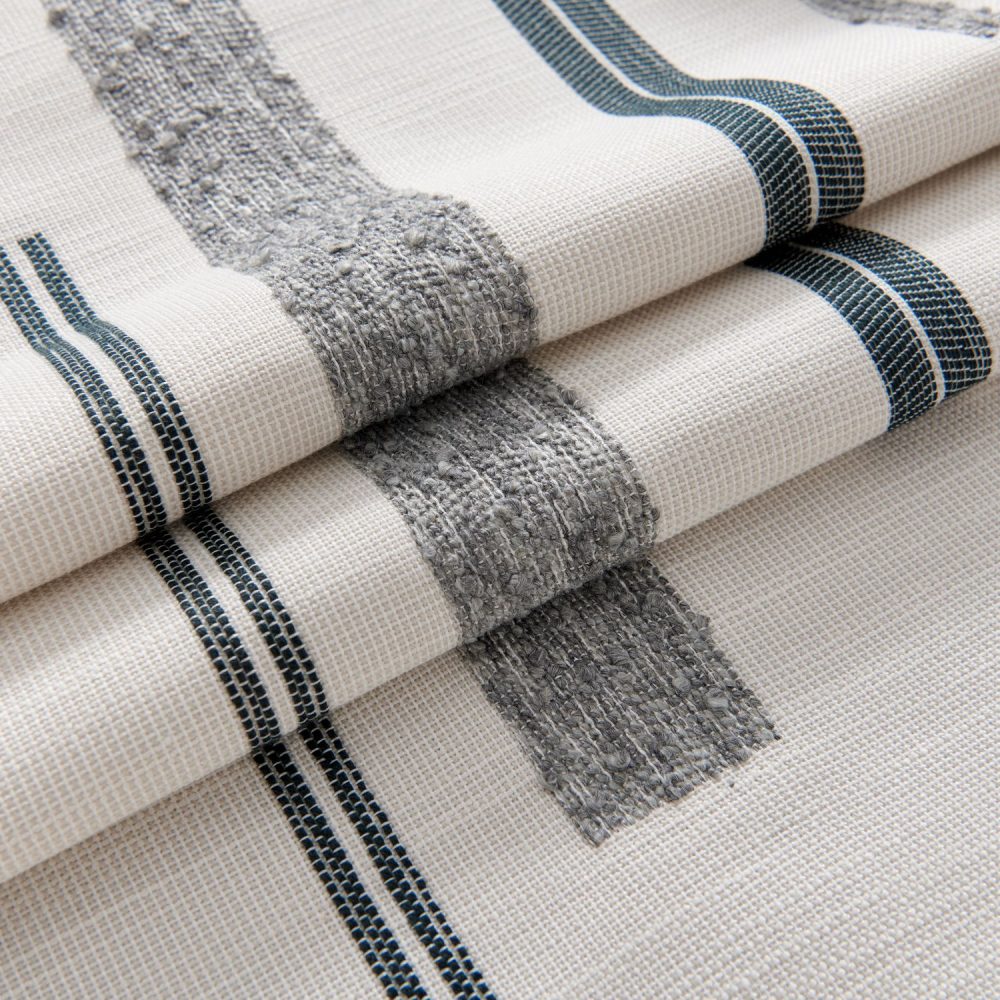 Nova Aesthetic Linen Cotton Striped Curtains