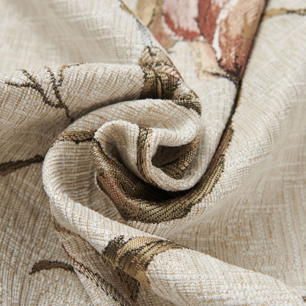 Priya Floral Cotton Roman Shade