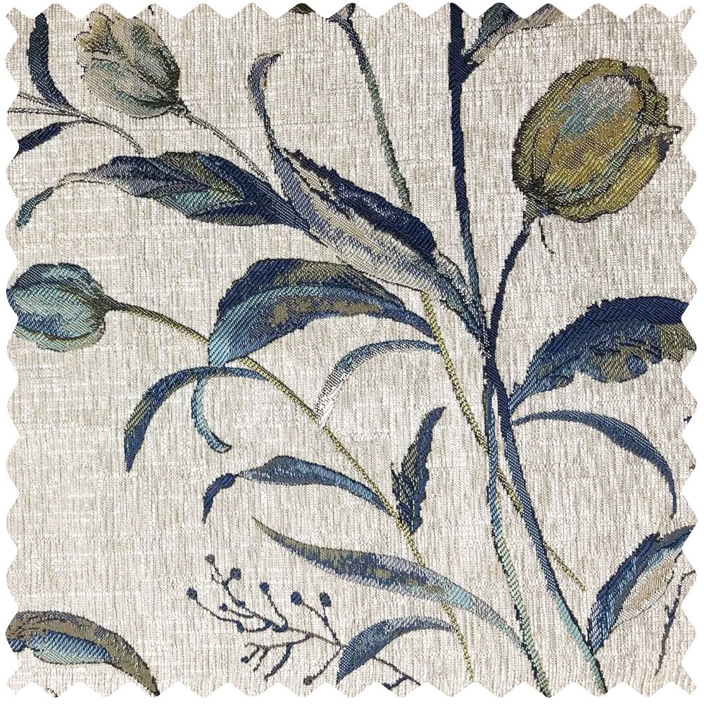 Priya Floral Cotton Roman Shade