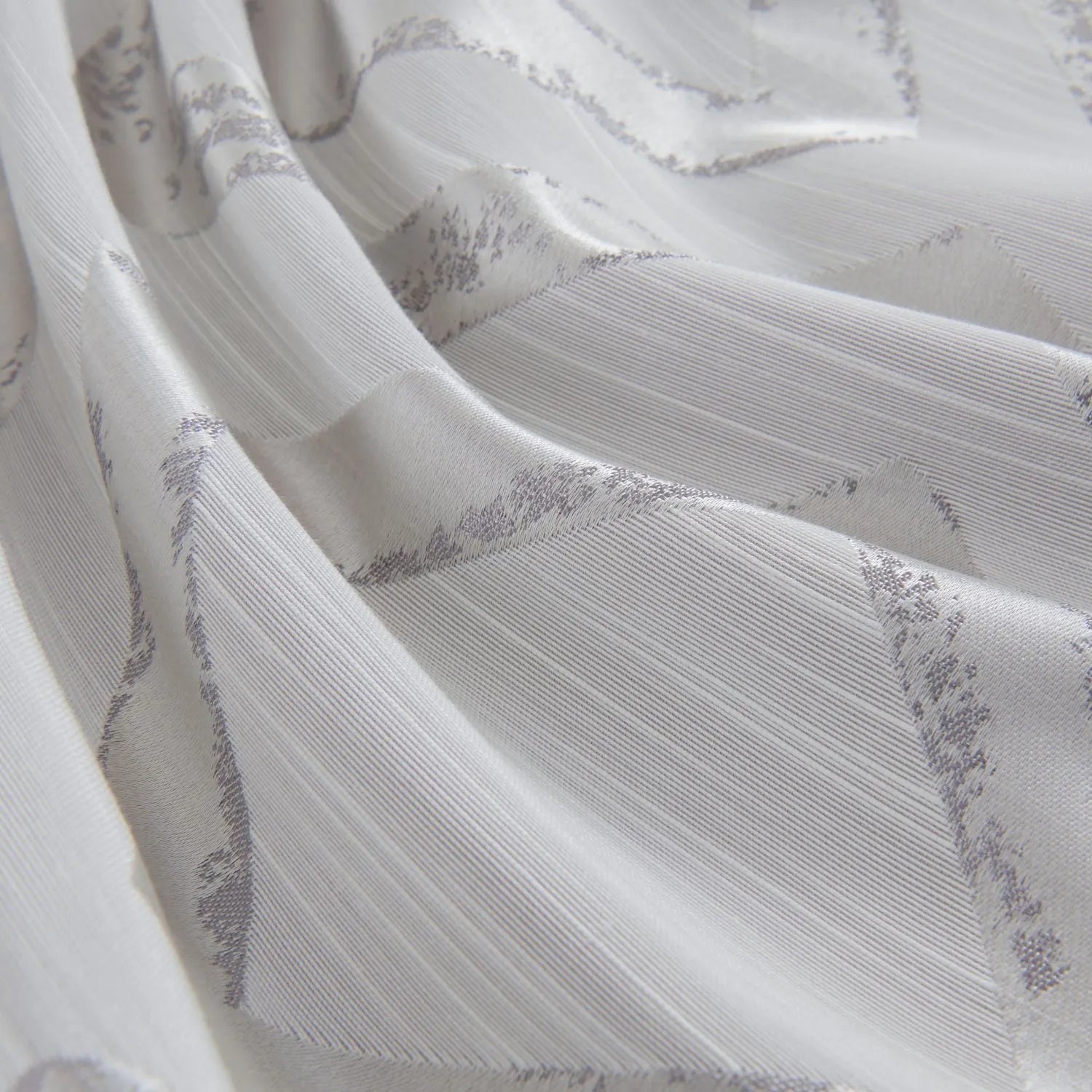 Robin Metallic Foil Diamond Pattern Curtains