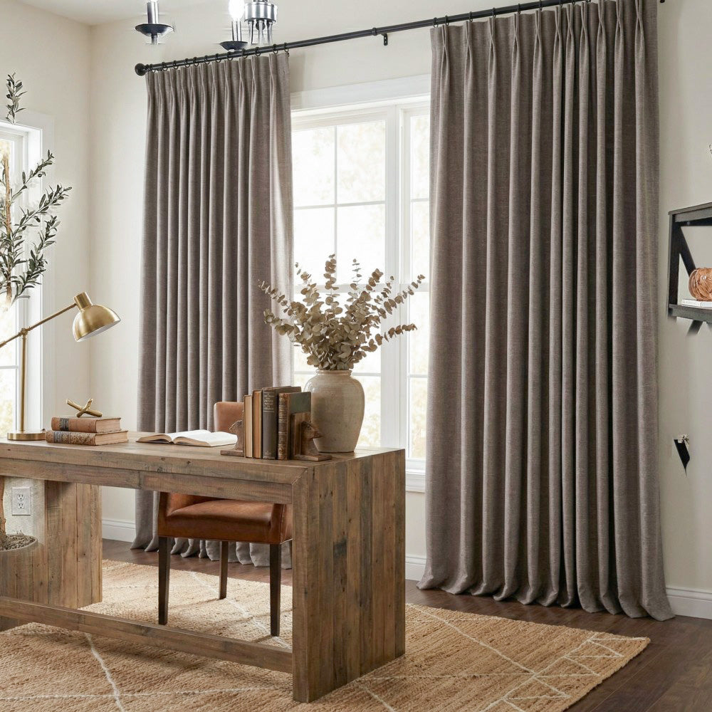 Ron Cotton-Linen Textured Curtains