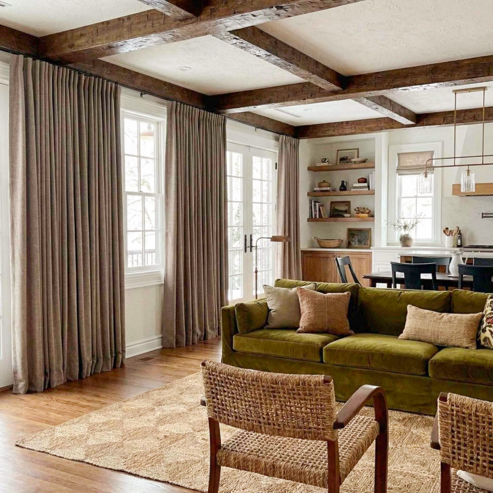 Ron Cotton-Linen Textured Curtains