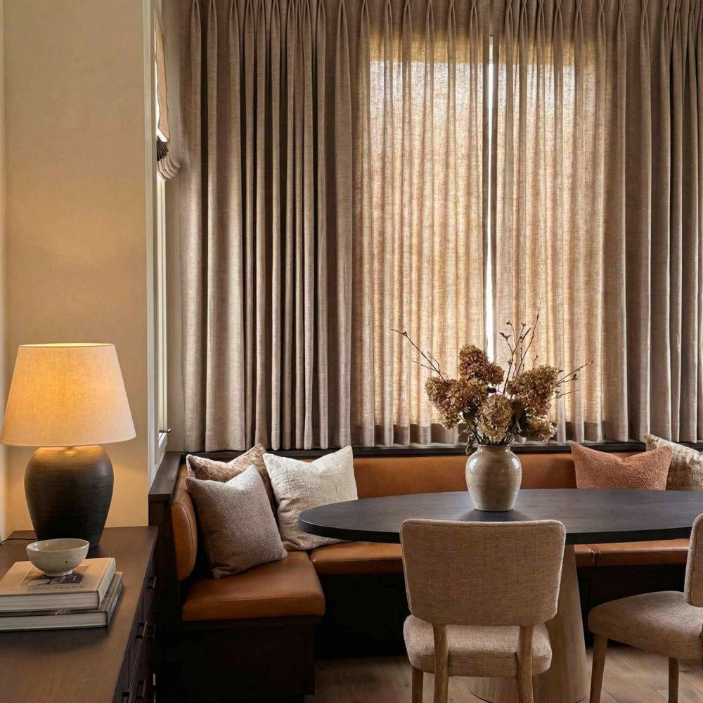 Ron Cotton-Linen Textured Curtains