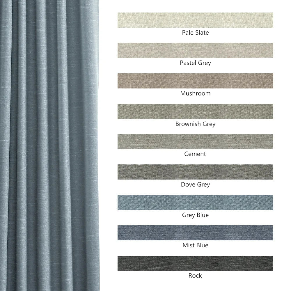 Ron Cotton-Linen Textured Curtains