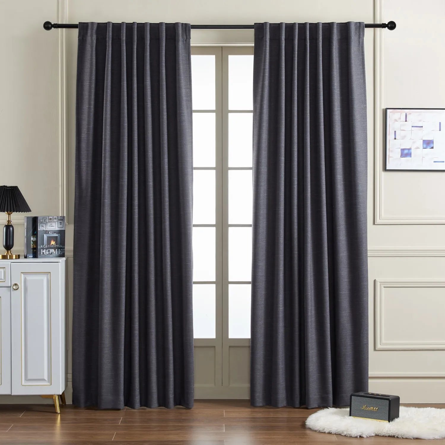 Ron Cotton-Linen Textured Curtains