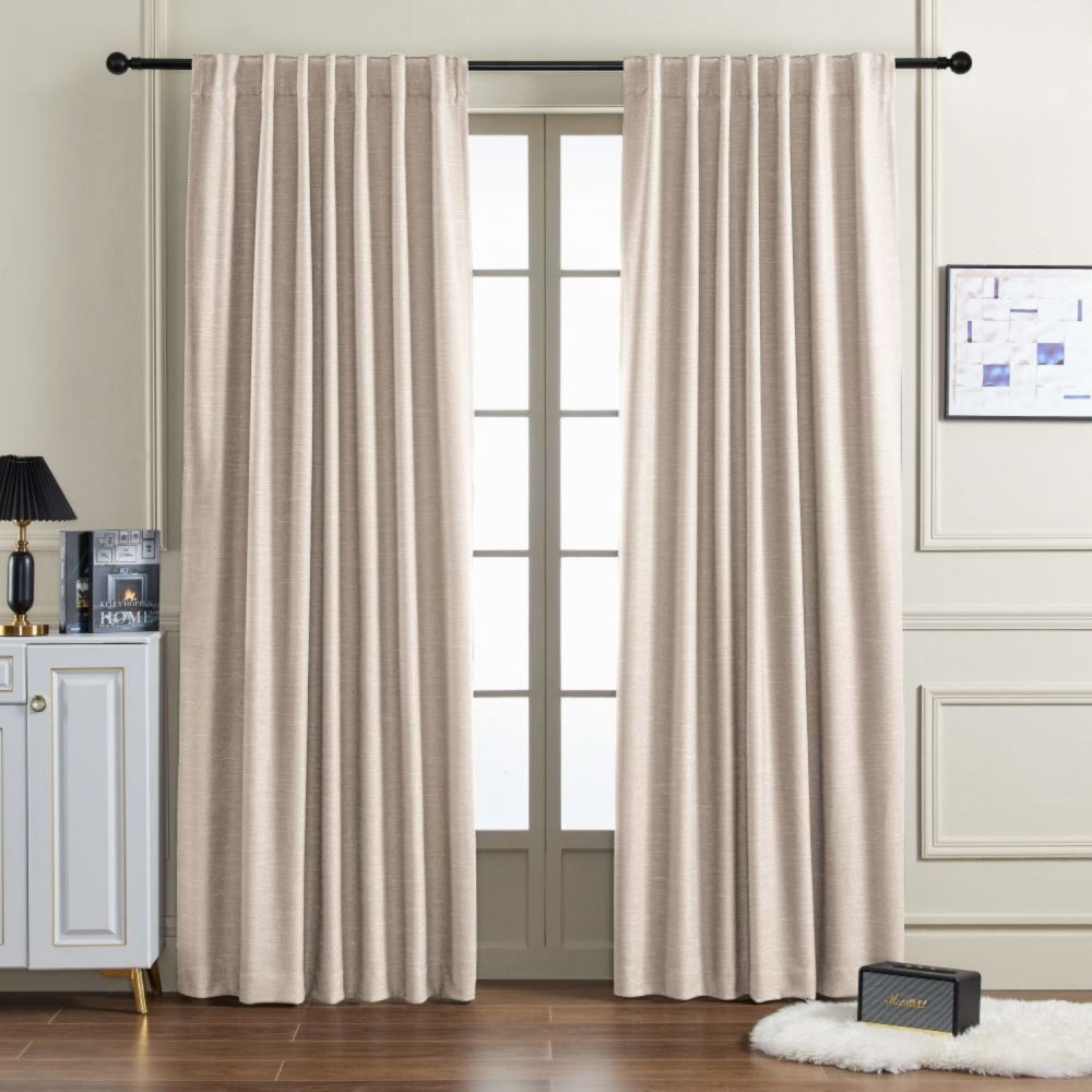 Ron Cotton-Linen Textured Curtains