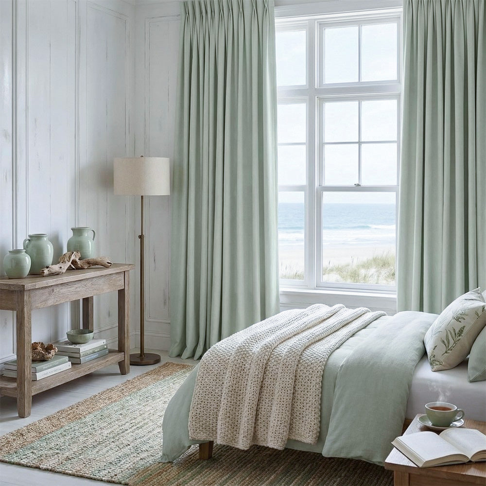 Rosalyn Matte Velvet Room Darkening Thermal Curtains