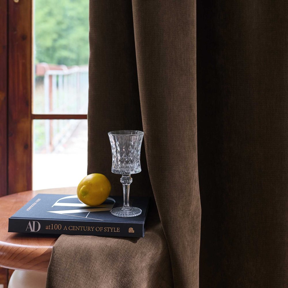 Rosalyn Matte Velvet Room Darkening Thermal Curtains